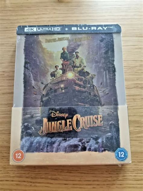 DISNEY JUNGLE CRUISE 4K Ultra HD Steelbook Blu Ray UK Edition New