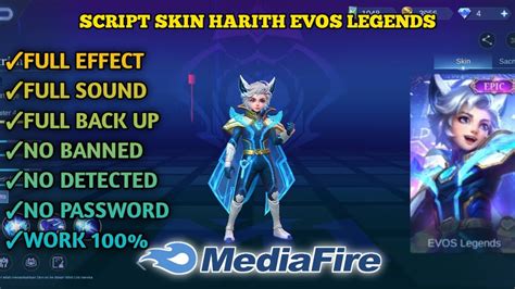 Script Skin Harith Evos Legends No Password New Update Mobile