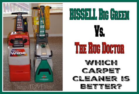 BISSELL Big Green Vs. The Rug Doctor - Which Carpet Cleaner is Better? + A Giveaway - The Things ...