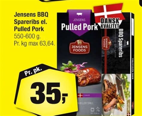 Jensens Pulled Pork Tilbud Hos Calle