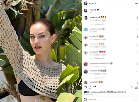 Nl Oyuncu Fahriye Evcen Bikinili Foto Raflar N Payla T E Inin