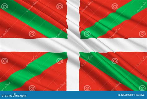 The Flag of the Basque Country, Spain Stock Illustration - Illustration ...