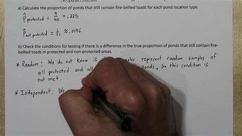 Conditions For A 2 Proportion Z Test Random Independent And Normal