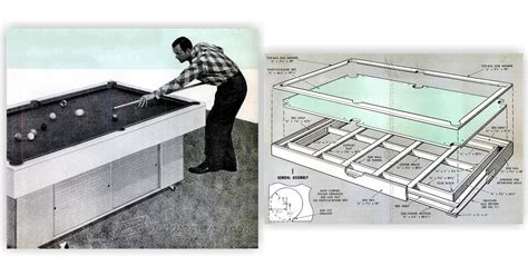 DIY Pool Table • WoodArchivist