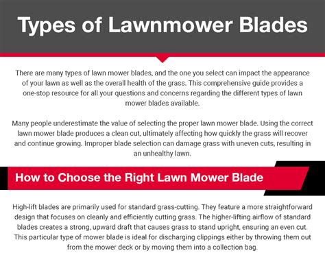 Types of Lawn Mower Blades Guide by Fisher Barton