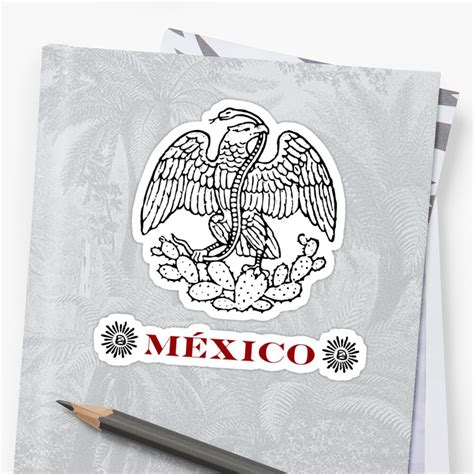 Mexican Eagle Stickers By Alejandro Durán Fuentes Redbubble