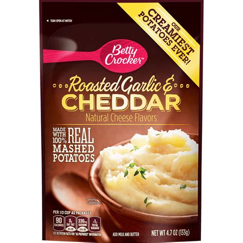 Betty Crocker Roasted Garlic And Cheddar Potatoes 47 Oz