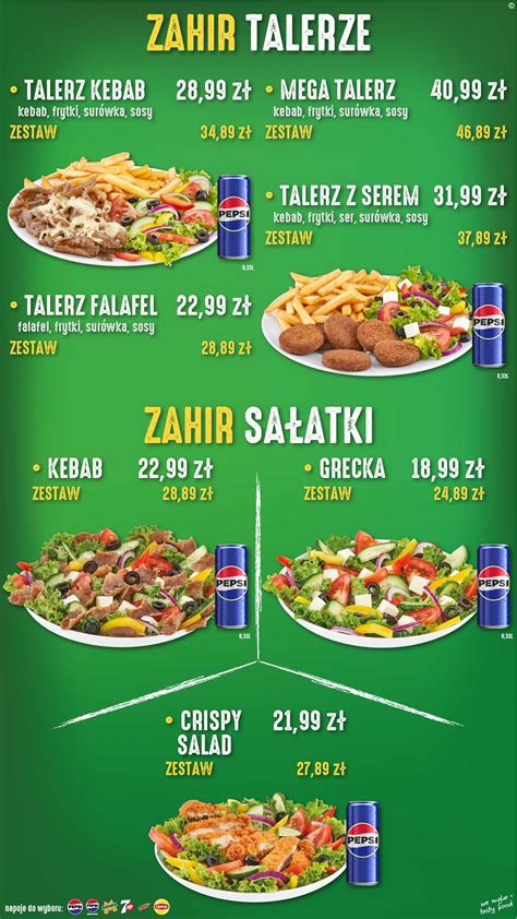 Menu Pepsi Zahir Kebab