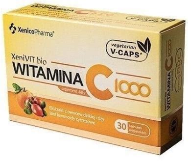 XeniVIT bio Witamina C 1000 30 kaps na odporność cena opinie