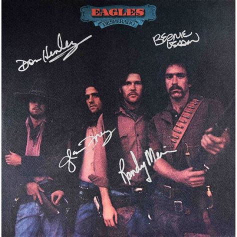 Eagles Desperado signed album