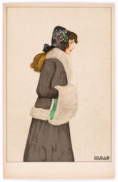 Postkarte Der Wiener Werkst Tte Nr Modekarte Wien Museum Online