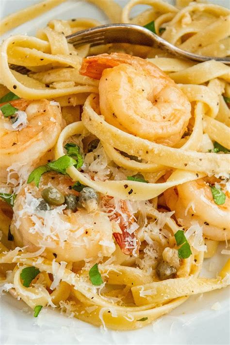 This Buttery Garlic Shrimp Scampi Made With Capers A Dash Of White