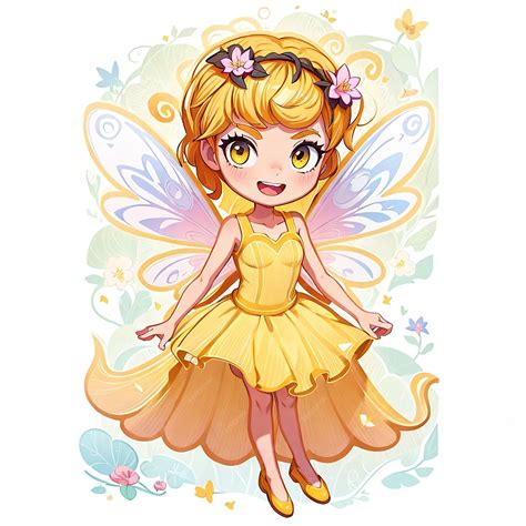 Premium Vector Princess In Yellow Dress With Golden Crown And Smiling