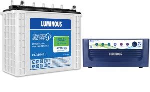 Luminous Power Charge Pc Ah Tall Tubular Inverter Battery With