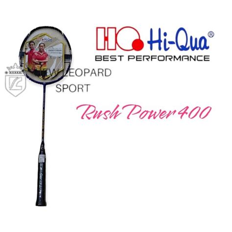 Jual Raket Badminton Hi Qua Rush Power Raket Badminton Hi Qua