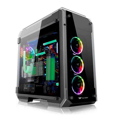 Gabinete Gamer Thermaltake View 71 RGB Full Tower 3 Fans PATOLOCO