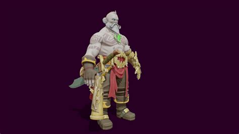 Gangplank For Ruined King A League Of Legends 3d Model By 3dvitalon