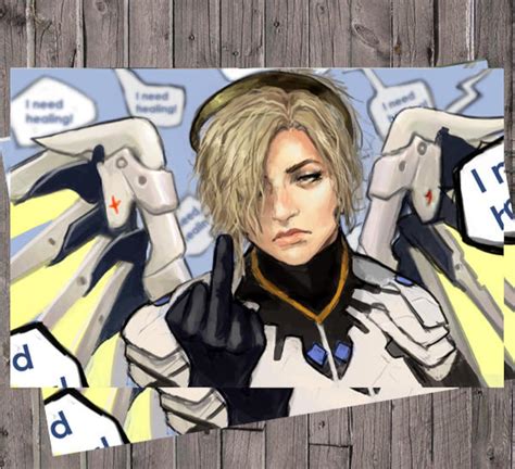 Overwatch Mercy Main I Need Healing Poster - Etsy