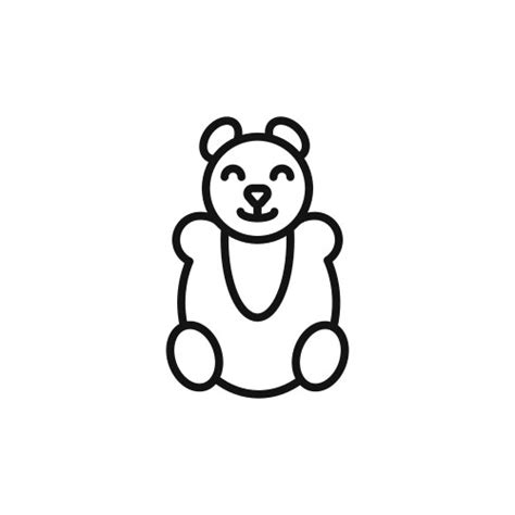 Free Teddy Bear Outline Vector Images Over 140