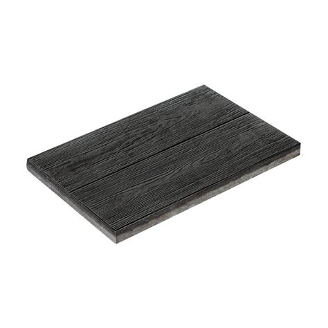 Terrassenplatte T Court Timber Beton Basaltfarben 40 X 60 X 4 Cm