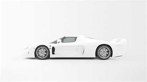 Premium Psd White Car Isolated