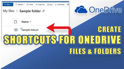 Onedrive Create A Shortcut To A File Or Folder Youtube