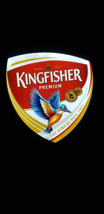 Kingfisher Beer Logo editorial stock image. Image of branch - 301042109