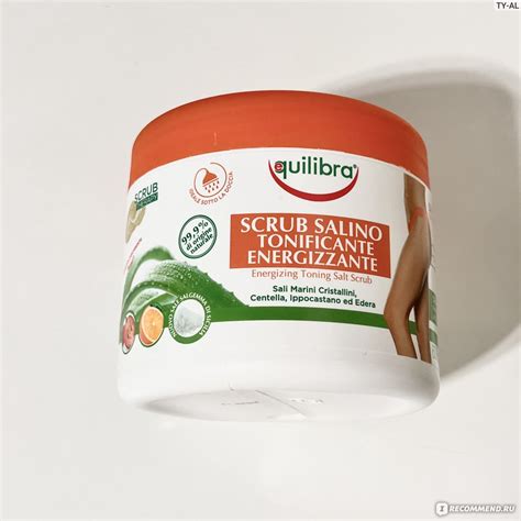 Скраб для тела Equilibra Energizing Toning Salt Scrub - «Хороший скраб ...