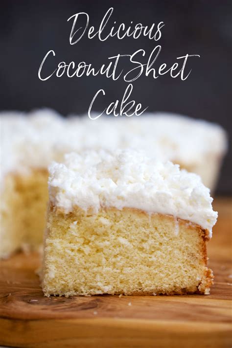 Delicious Coconut Sheet Cake Recipe Chips Pepper