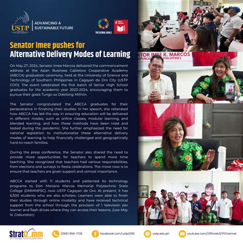 Senator Imee pushes for Alternative Delivery Modes of Learning ...