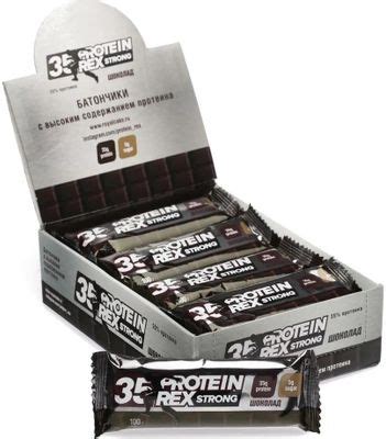 Обзор товара набор батончиков протеин. Protein Rex STRONG бат. 12х100гр ...