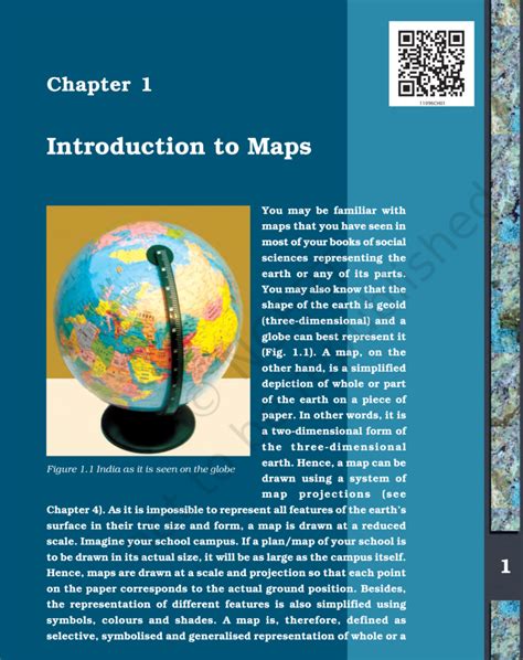 Ncert Book Class 11 Geography Chapter 1 Introduction To Maps