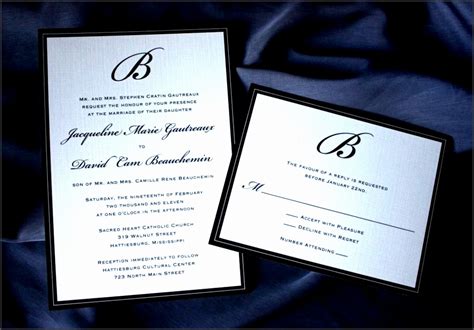 7 formal Wedding Invitation Wording Etiquette - SampleTemplatess ...