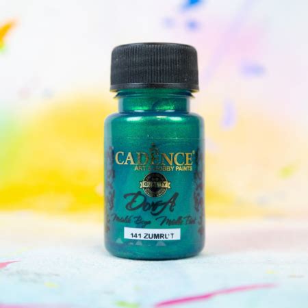 Cadence Dora Metallic Paint Emerald 50ml Highlight Crafts