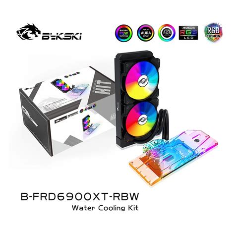 Bykski Gpu Aio Water Block For Amd Rx Xt Founder Edition With