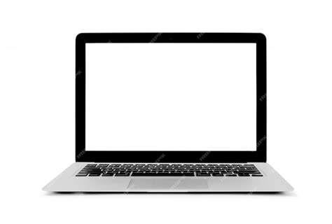 Premium Photo | Modern laptop computer isolated on the white background