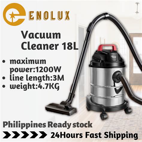 Enolux Vacuum Cleaner 18l Wet And Dry High Capacity Power Handheld