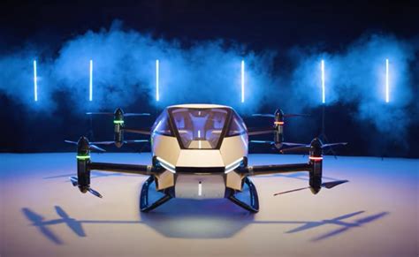 The Two Seater Flying Taxi Developed By China S Xpeng Inc Was