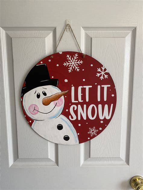 Let It Snow Christmas Decor Diy Creative Christmas Crafts Christmas