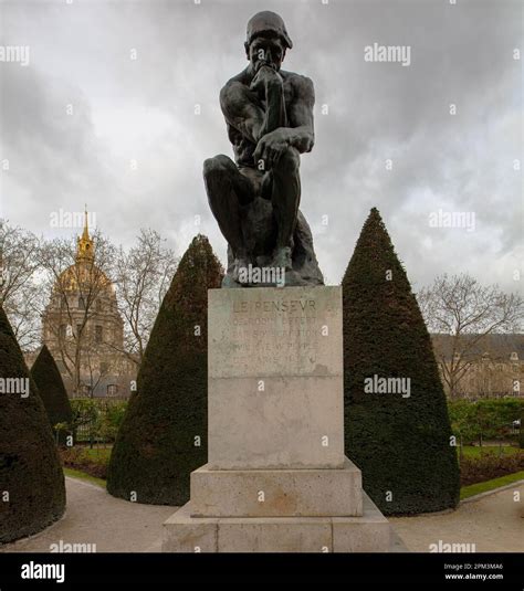 Le Penseur O El Pensador Escultura De Bronce De Auguste Rodin Primera