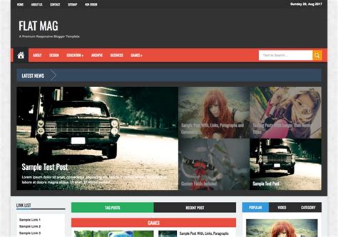 19 Top Best Premium Blogger Templates 2017