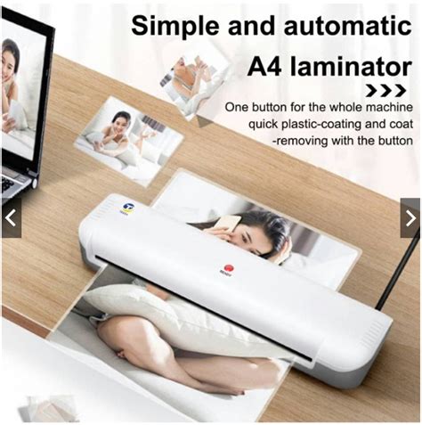 Teeda TGS 1 A4 Laminator Hot And Cold Laminating Machine Document Photo Paper Cards Picture