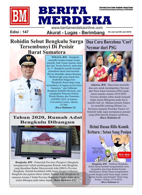 Berita Merdeka Online Sebelumya Media Cetak Berita Terbaru Kabar