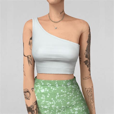 One Shoulder Top Summer Collection 2022 Elliesimple X Fifthscreations Snailrow