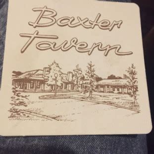 Baxter Tavern Menu