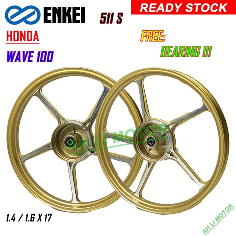 ENKEI 511 S SPORT RIM HONDA WAVE 125 WAVE 100 EX5 DREAM PNP FREE