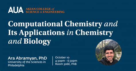 Computational Chemistry and its Applications in Chemistry and Biology ... 