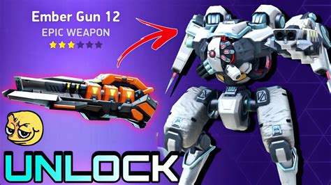 EMBER GUN 12 Unlock Eclipse With Ember Gun Gameplay Mech Arena