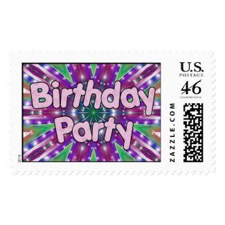 Happy Birthday Postage Stamps