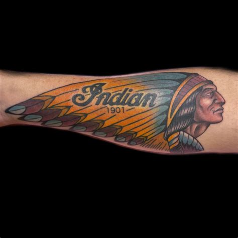 Indian Motorcycle Logo Tattoos Wandtattoo Indian Motorcycle Chief